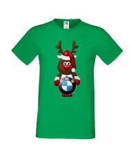 Мъжка тениска BMW Christmas Reindeer