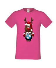 Мъжка тениска BMW Christmas Reindeer