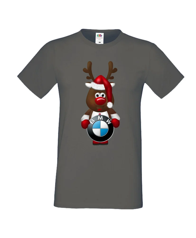 Мъжка тениска BMW Christmas Reindeer