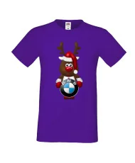 Мъжка тениска BMW Christmas Reindeer