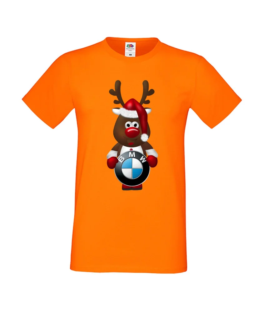 Мъжка тениска BMW Christmas Reindeer