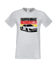 Мъжка тениска AUDI R8 German Flag