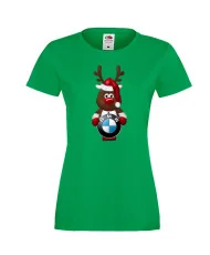 Дамска тениска BMW Christmas Reindeer