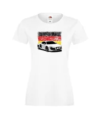 Дамска тениска Audi R8 German Flag