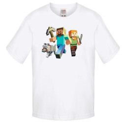 Детска тениска Minecraft 1