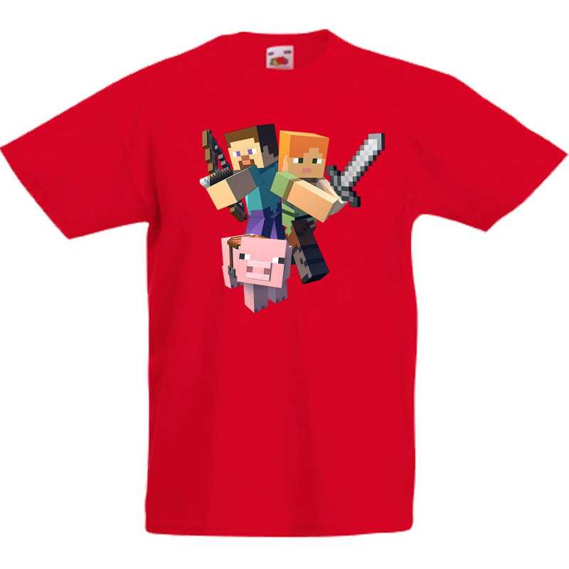 Детска тениска Minecraft 2