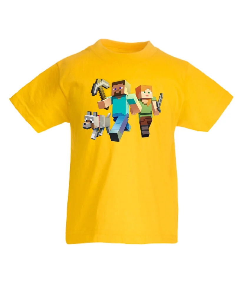 Детска тениска Minecraft 1
