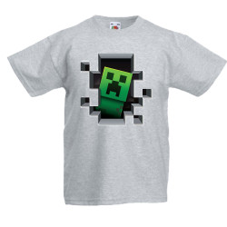 Детска тениска Minecraft Creeper