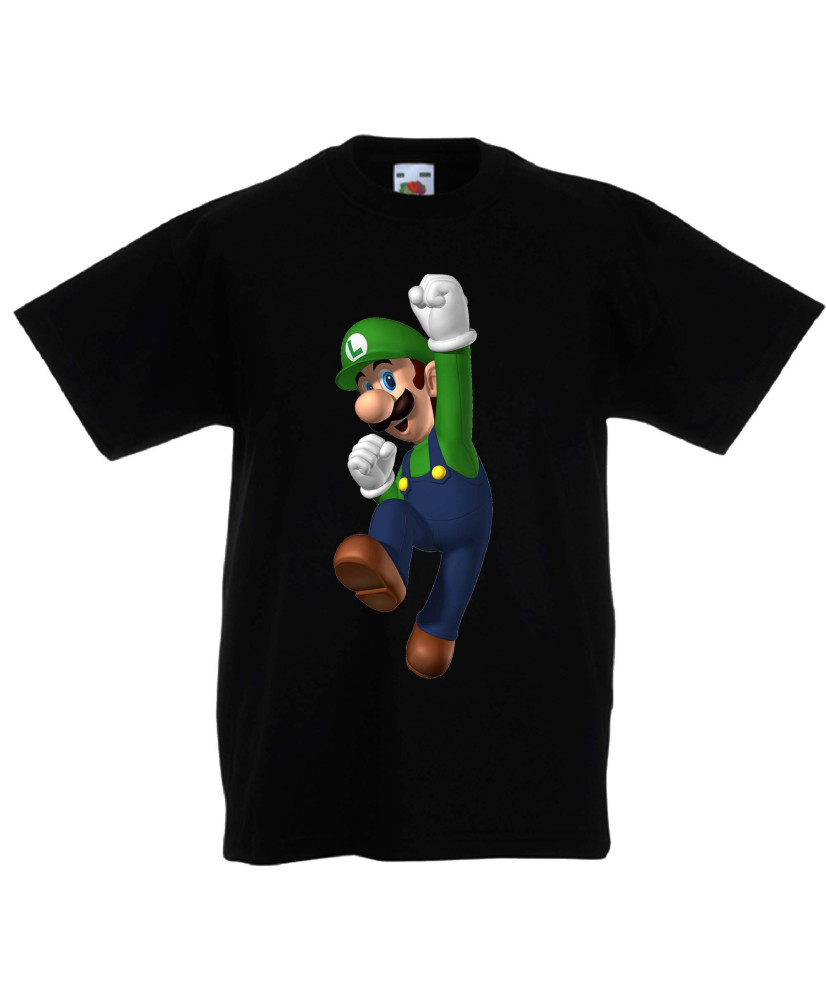 Детска тениска Super Mario Luigi Детска тениска Super Mario Luigi
