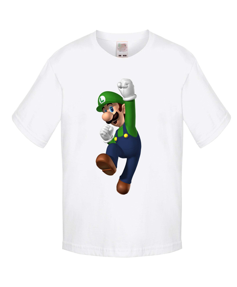 Детска тениска Super Mario Luigi Детска тениска Super Mario Luigi