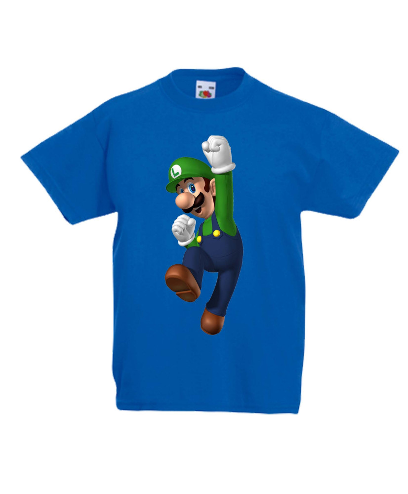 Детска тениска Super Mario Luigi Детска тениска Super Mario Luigi