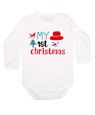Бебешко боди Коледа My First Christmas 1