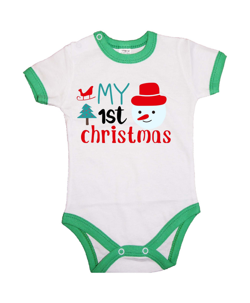Бебешко боди Коледа My First Christmas 1 Бебешко боди Коледа My First Christmas 1