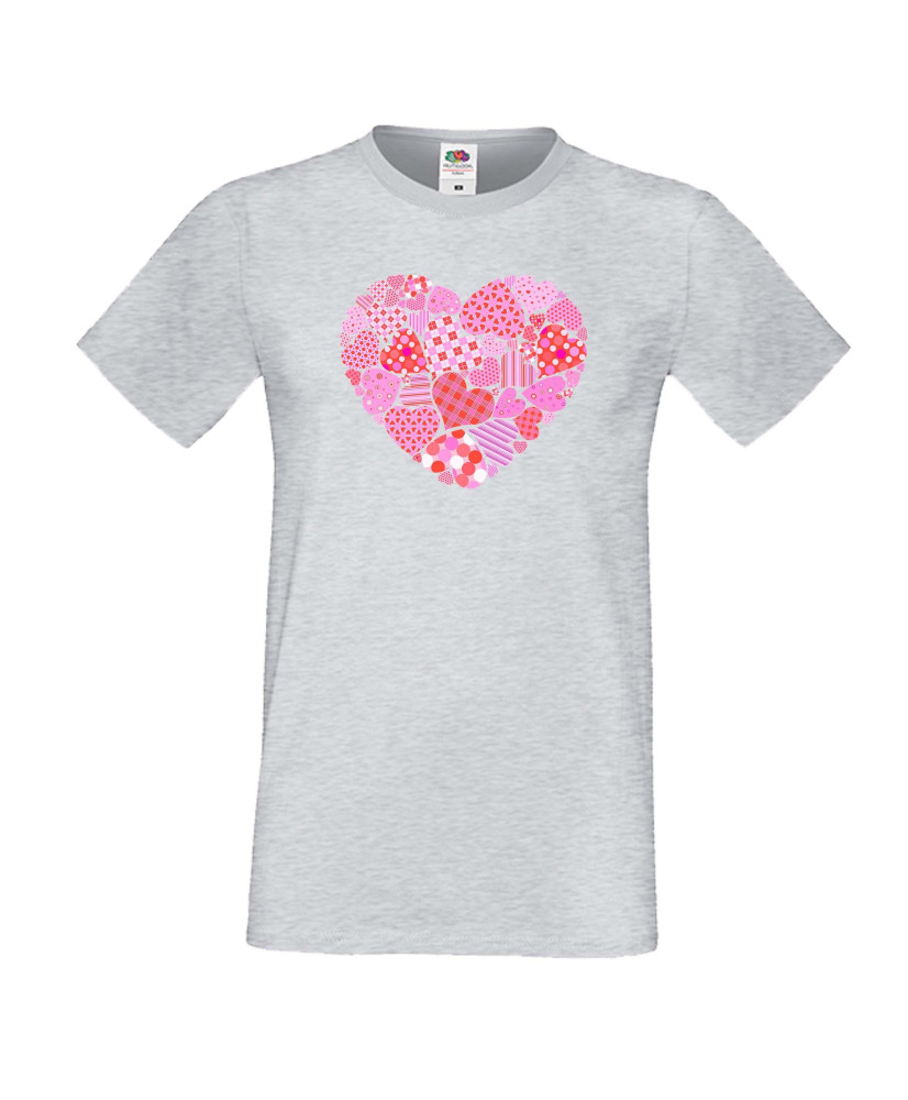 Мъжка тениска Свети Валентин Heart 1