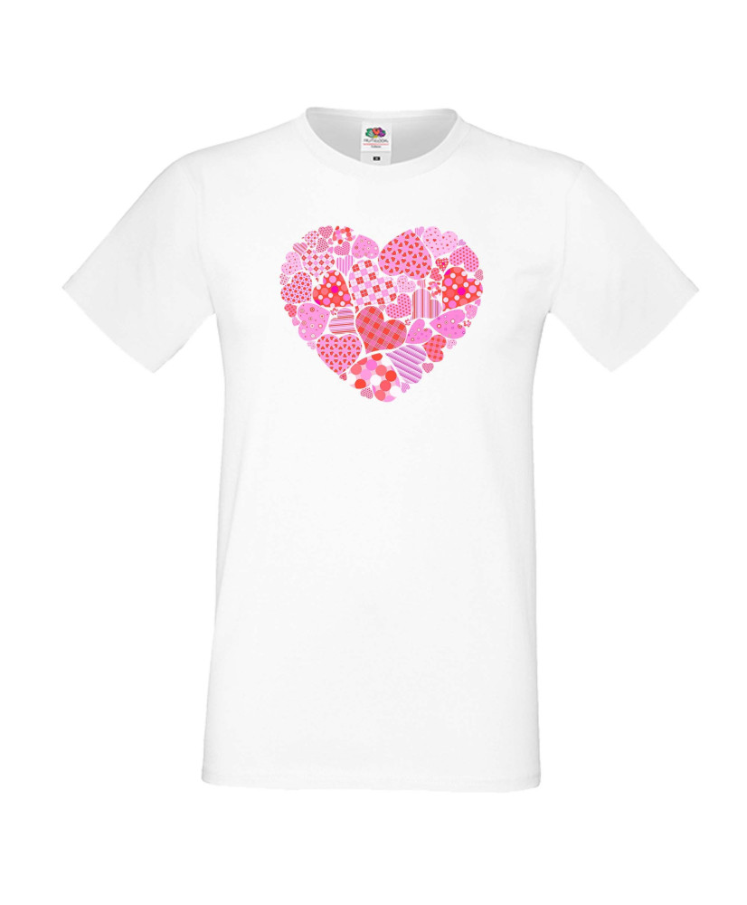 Мъжка тениска Свети Валентин Heart 1 Мъжка тениска Свети Валентин Heart 1
