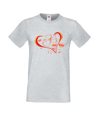 Мъжка тениска Свети Валентин Heart 2