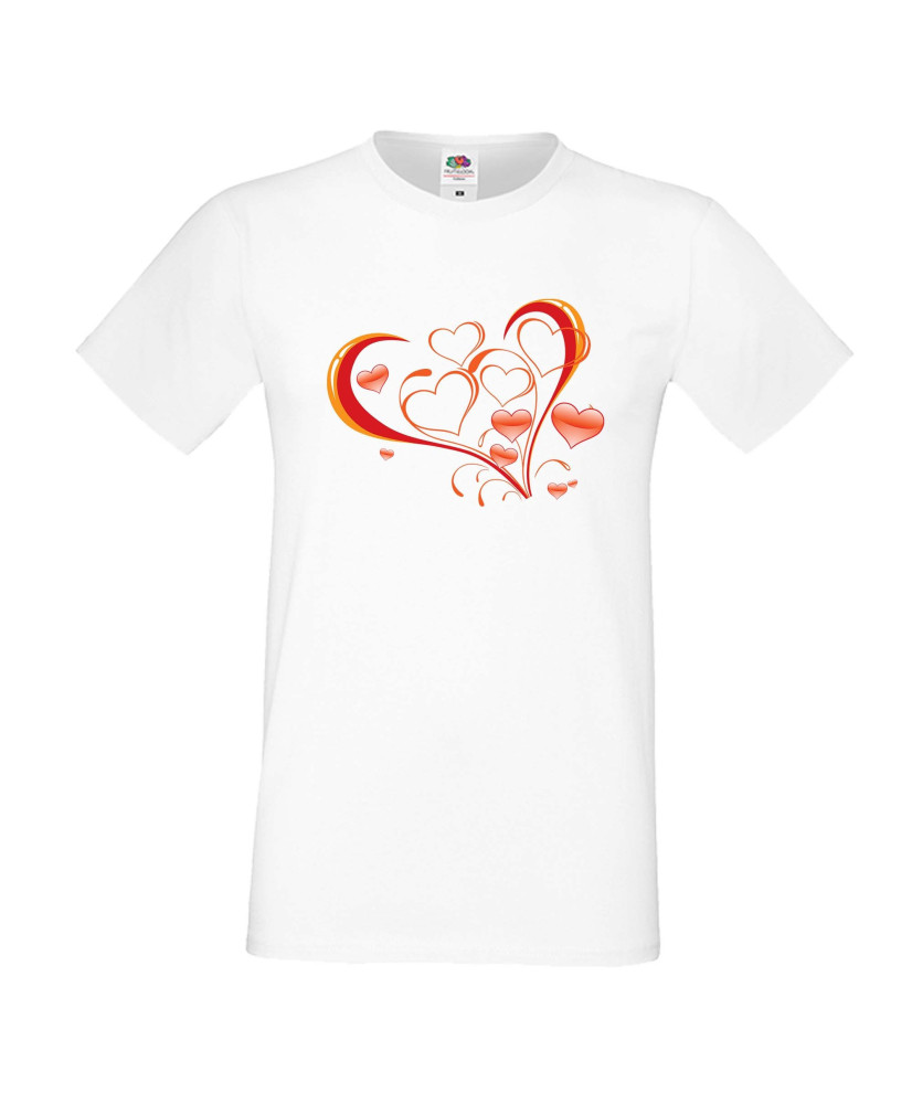 Мъжка тениска Свети Валентин Heart 2 Мъжка тениска Свети Валентин Heart 2