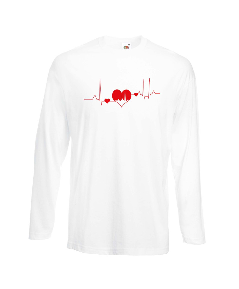 Мъжка тениска Свети Валентин Heartbeat