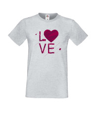 Мъжка тениска Свети Валентин Love Heart 2