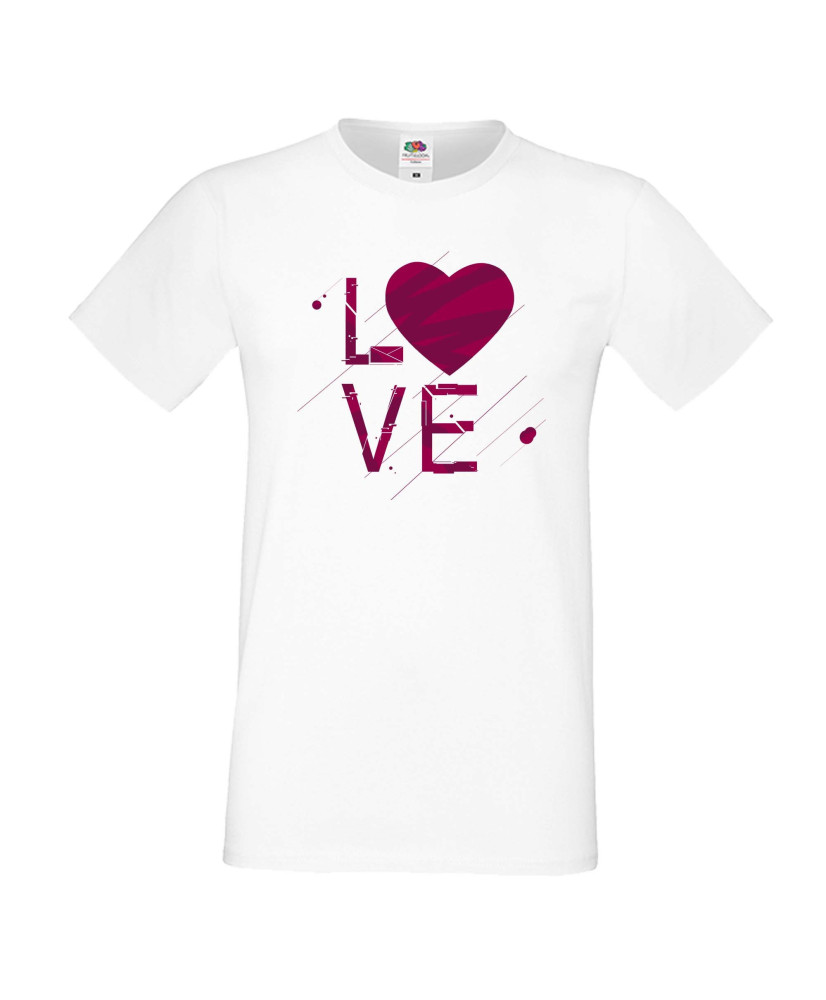 Мъжка тениска Свети Валентин Love Heart 2 Мъжка тениска Свети Валентин Love Heart 2