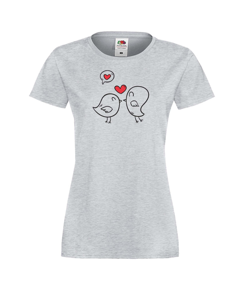 Дамска тениска Свети Валентин Birds Hearts 1 Дамска тениска Свети Валентин Birds Hearts 1