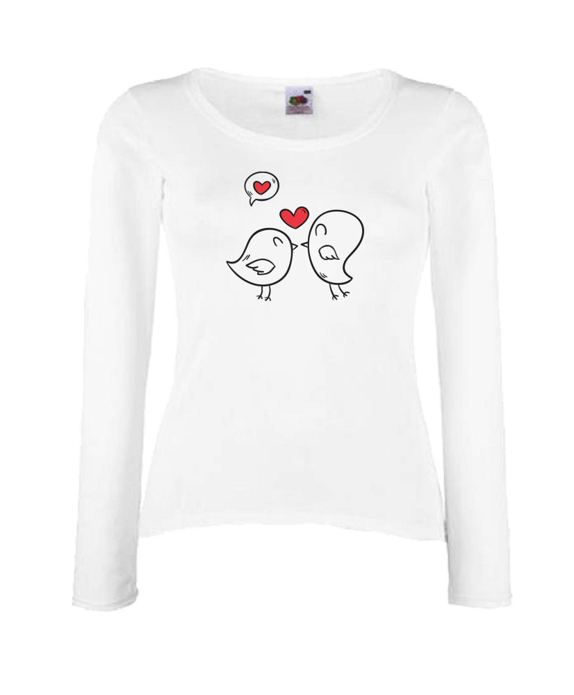 Дамска тениска Свети Валентин Birds Hearts 1 Дамска тениска Свети Валентин Birds Hearts 1