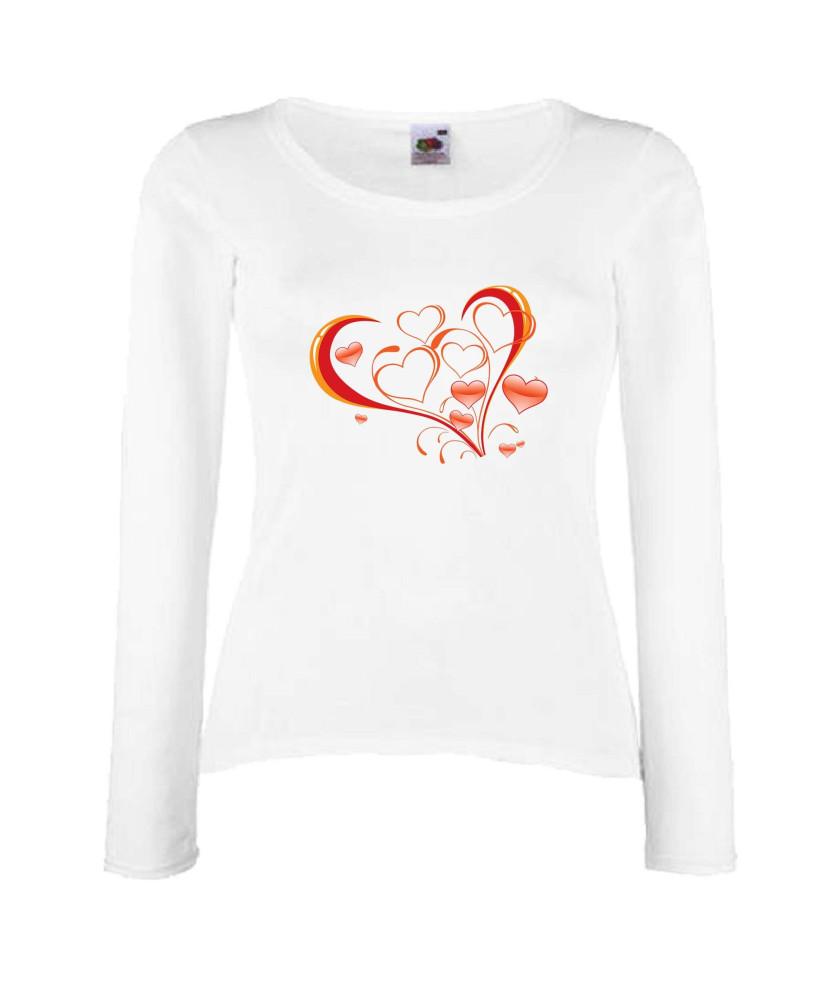 Дамска тениска Свети Валентин Heart 2