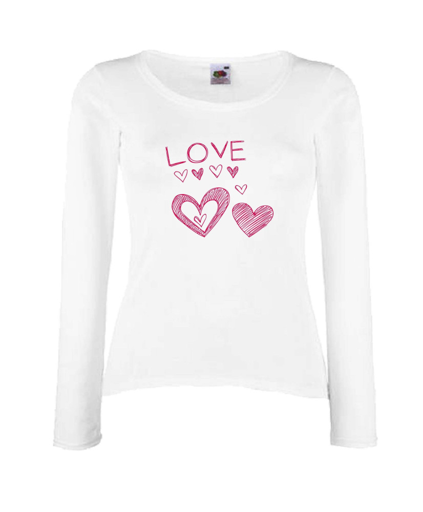 Дамска тениска Свети Валентин Love Heart 3 Дамска тениска Свети Валентин Love Heart 3