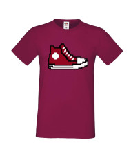 Мъжка тениска 8-bit shoe red