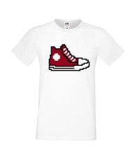 Мъжка тениска 8-bit shoe red