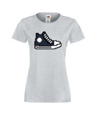 Дамска тениска 8 bit shoe navy