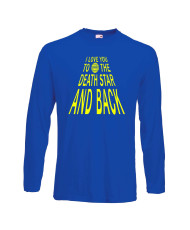 Мъжка тениска Star Wars I Love You To The Death Star