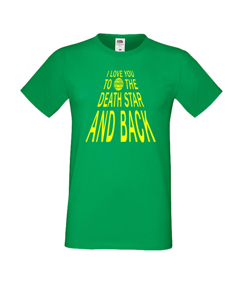 Мъжка тениска Star Wars I Love You To The Death Star