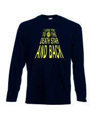 Мъжка тениска Star Wars I Love You To The Death Star