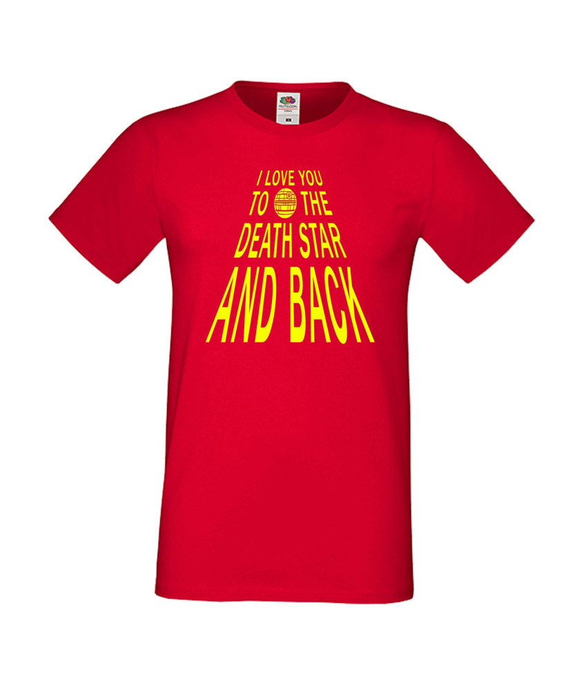 Мъжка тениска Star Wars I Love You To The Death Star