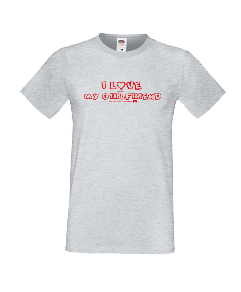 Мъжка тениска Свети Валентин Wine is my Valentine