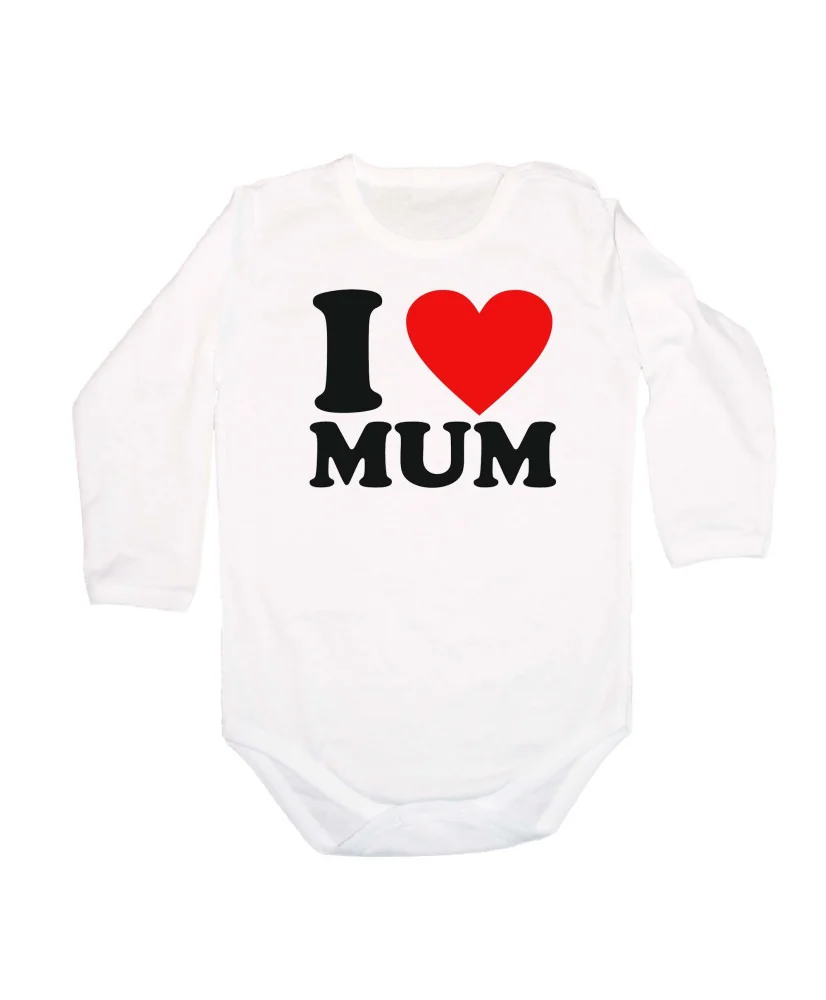 Бебешко боди I love MUM Бебешко боди I love MUM