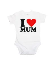 Бебешко боди I love MUM