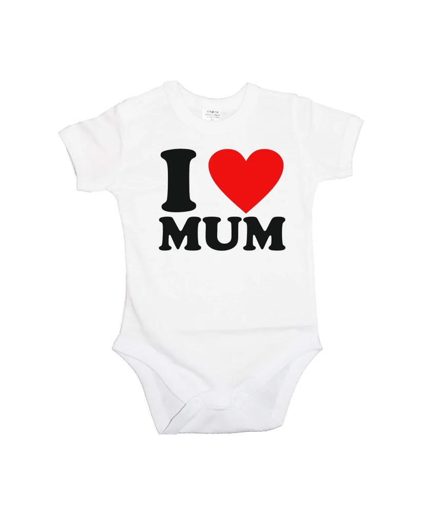 Бебешко боди I love MUM
