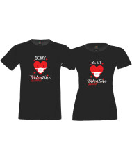 Комплект тениски за влюбени Be my Quarantine Valentine 2021