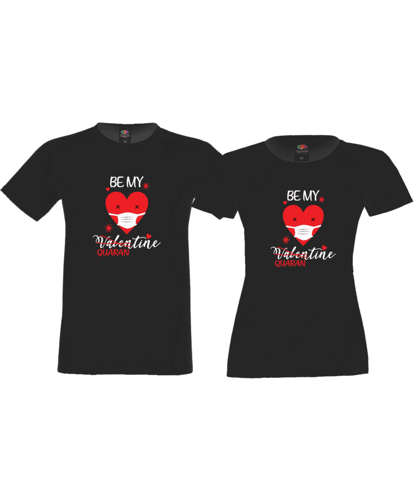 Комплект тениски за влюбени Be my Quarantine Valentine 2021 Комплект тениски за влюбени Be my Quarantine Valentine 2021