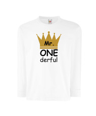 Детска тениска Рожден ден Mr ONE derful