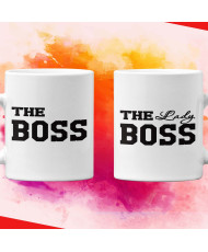 Комплект чаши за влюбени The Boss The lady Boss Свети Валентин