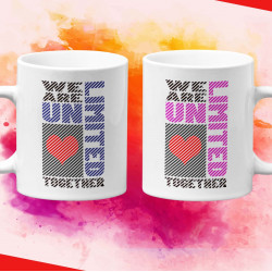 Комплект чаши за влюбени We are unlimited together Свети Валентин