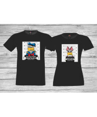 Donald Duck Daisy Комплект тениски за влюбени
