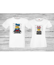 Donald Duck Daisy Комплект тениски за влюбени