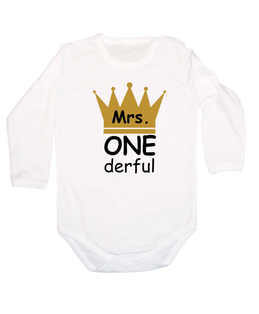 Бебешко боди Mrs ONEderful Бебешко боди Mrs ONEderful