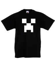 Детска тениска Minecraft Creeper Face 01