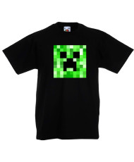 Детска тениска Minecraft Creeper Face 02