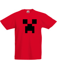 Детска тениска Minecraft Creeper Face 01